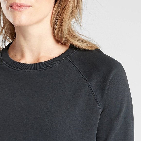 Athleta Washed Black Sundown Sweatshirt - Picture 3 of 5